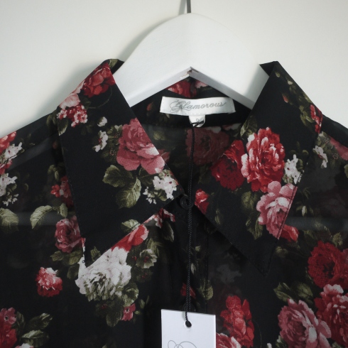 Glamorous Oversize Shirt in Oversize Floral, ASOS